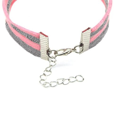 Faith, Hope Cancer Women Infinity Bracelet - Pink, Grey - Image 2