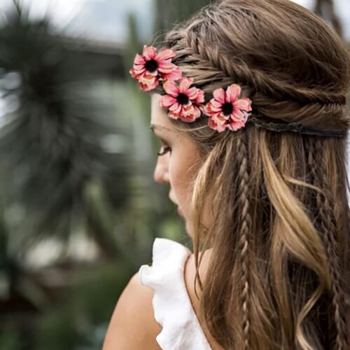 Flower Crown Headband Wreath - Image 3