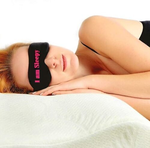 Silky Sleep Eye Mask with quirky slogans Set of 2 - Negotiations - Image 2